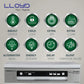 Lloyd LDWF14PSB1IC Puro Hygiene Dishwasher (14 Place Settings, 70°C Hot Wash, Infinity Cutlery Drawer, Silver)