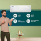 Blue Star IC318DNUHC 1.5 Ton 3 Star Inverter Split AC (Hot & Cold, Convertible, Dust Filter, White)