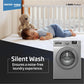Voltas WFL8012B7JVBKA/GXV 8 Kg 5 Star Inverter Quick wash Fully-Automatic Front Loading Washing Machine (Grey, In buit Heater/Hygiene steam)