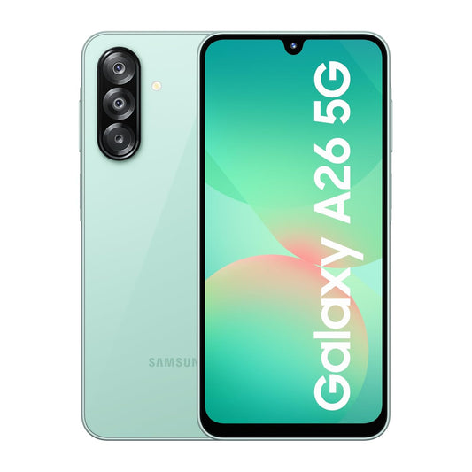 Samsung Galaxy A26 5G (Awesome Mint, 8GB, 128GB) | Awesome Intelligence - AI Smartphone: Circle to Search, My Filter, Object Eraser | 50MP Triple Camera | IP67
