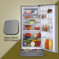 LG GL-D199OPZD 185 L Direct Cool Single Door 3 Star Refrigerator with Base Drawer with Fast Ice Making  (Shiny Steel)
