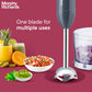 Morphy Richards Pronto Plus 300W Hand Blender with Chopper | Silent Operation | Stainless Steel Blade | Ergonomic Design | 2-Year Warranty | Made in India