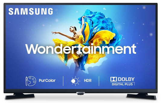 Samsung UA32T4340BKXXL 32 Inch HD Ready Smart LED TV | Tizen OS | Dolby Digital Plus | Screen Mirroring