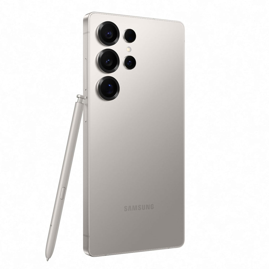Samsung Galaxy S25 Ultra 5G AI Smartphone (Titanium Grey, 12GB RAM, 256GB Storage), 200MP Camera, S Pen Included, Long Battery Life