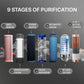 Aquaguard Slim Glass 9-Stage RO+UV Water Purifier | Toughened Glass Body | Active Copper | Real-Time TDS Display | 3.6L Tank | Wall Mount