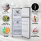 LG GL-T342TPZY 322 L 2 Star Frost-Free Convertible Double Door Refrigerator with Wi-Fi, Door Cooling+ & Smart Inverter Compressor (Shiny Steel )