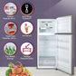 LG GL-S412SPZY 408 L 2 Star Frost-Free Smart Inverter Double Door Refrigerator ( Shiny Steel, Convertible)