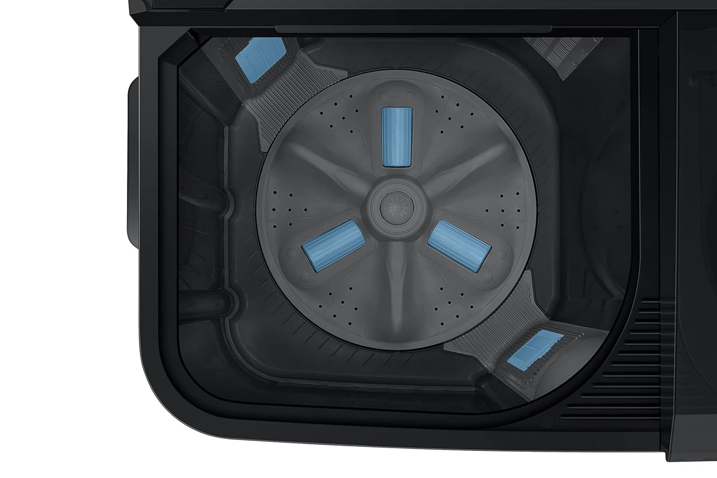 Samsung WT11A4260GD/TL 11.5 Kg Semi-Automatic Top Load Washing Machine – Dark Gray | Hexa Storm Pulsator, 5-Star Energy Rating, Air Turbo Drying & Magic Filter | 2-Year Product & 5-Year Motor Warranty