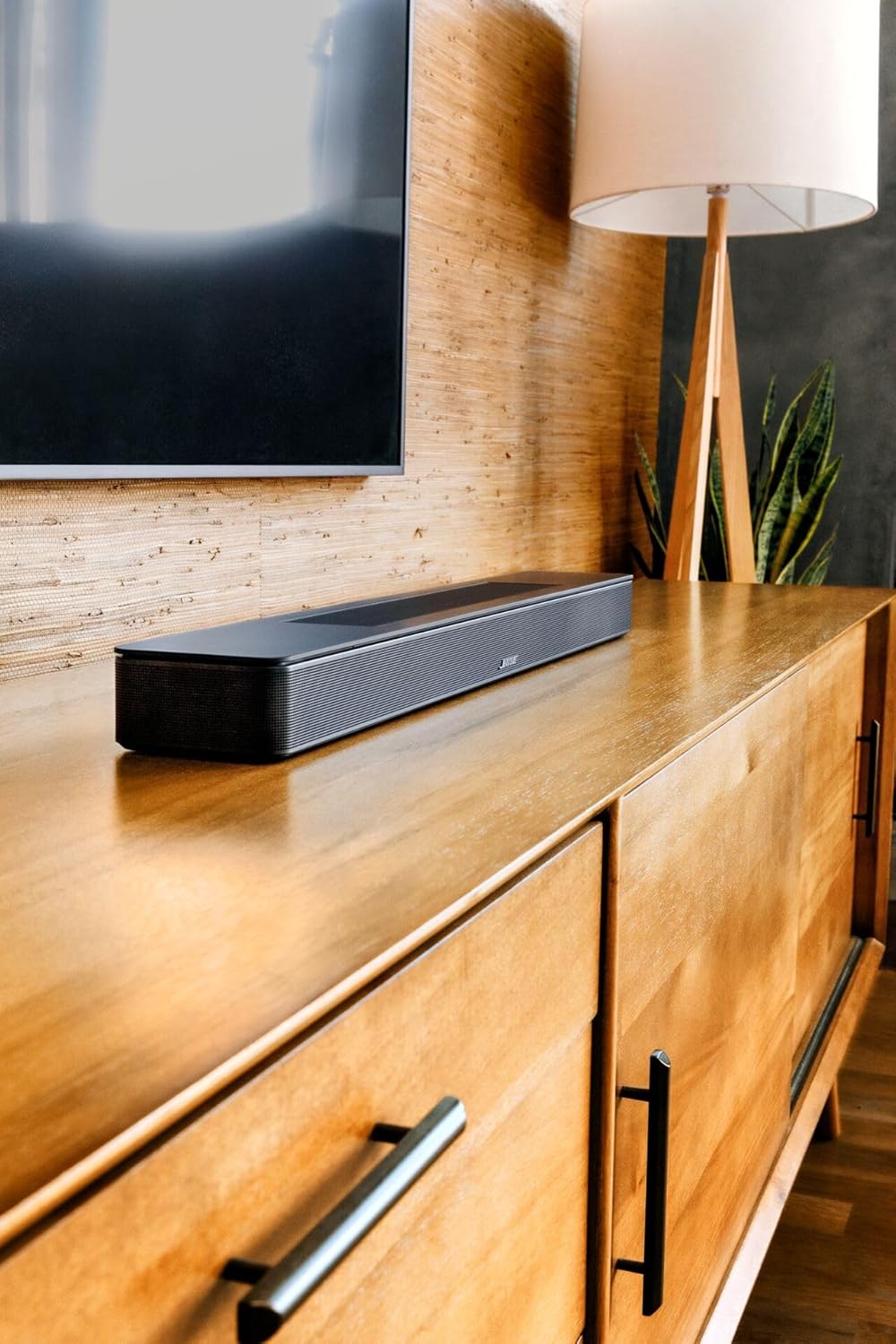 Bose 892079-5100 Smart Soundbar | Dolby Atmos | Wi-Fi | Bluetooth | TrueSpace Sound | AI Dialogue Enhancement | Black