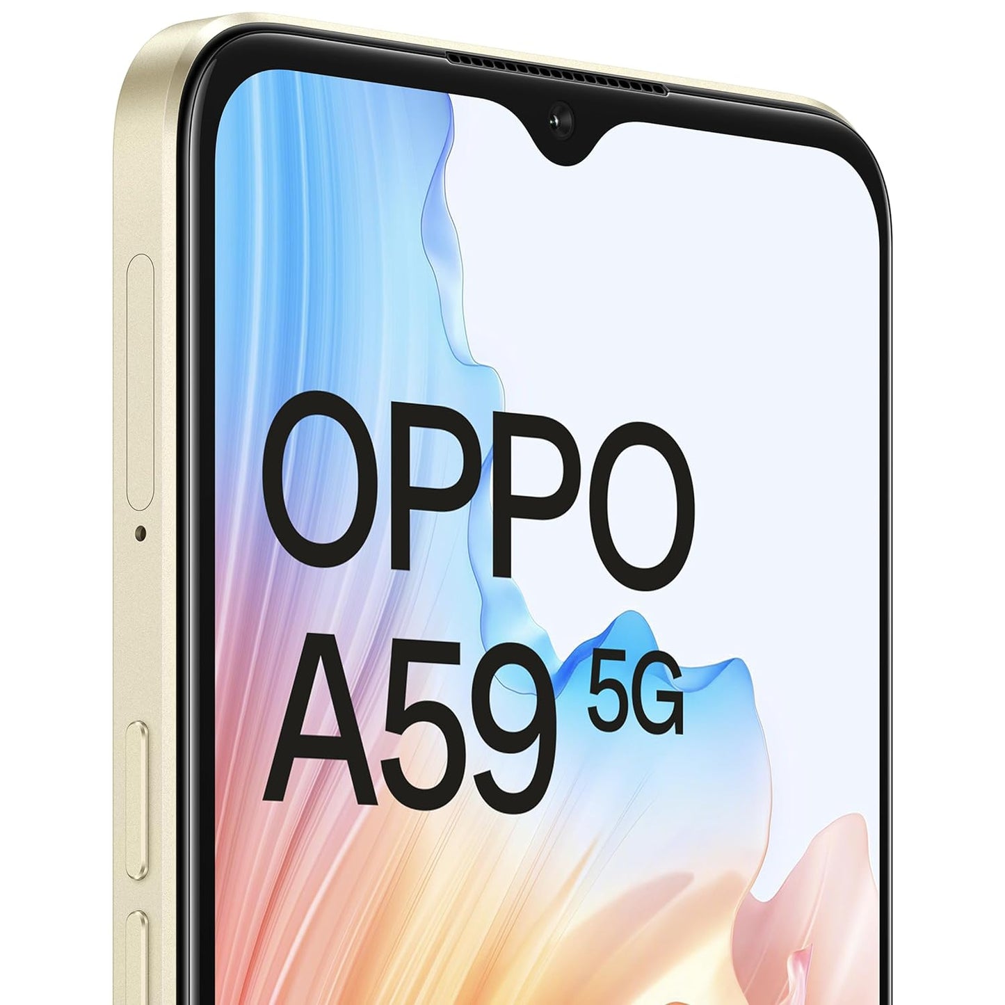 OPPO A59 5G (Silk Gold, 4GB RAM, 128GB Storage) | 5000 mAh Battery with 33W SUPERVOOC Charger | 6.56" HD+ 90Hz Display