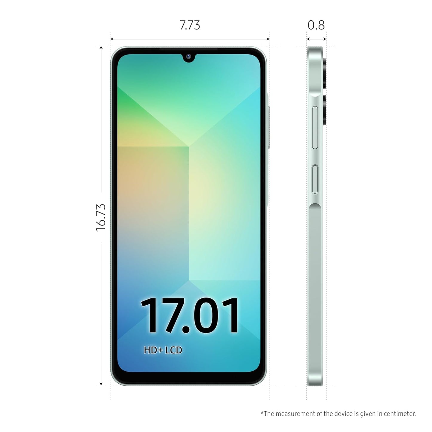 Samsung Galaxy A06 5G (Light Green, 4GB RAM, 128GB Storage)| True 5G with 12 5G Bands | 50MP Dual Camera | 4 Gen Updates | IP54 | Voice Focus With 25W Adapter