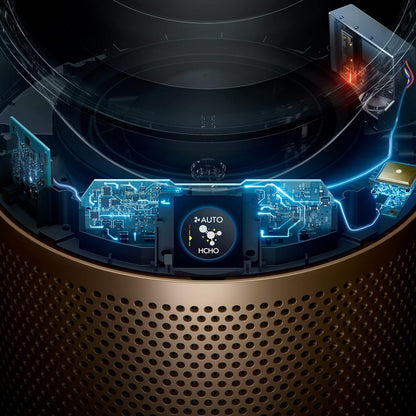 Dyson TP09 Wi-Fi Enabled Air Purifier Cool (White/Gold, HEPA H13, Formaldehyde Sensor, Air Multiplier Technology)