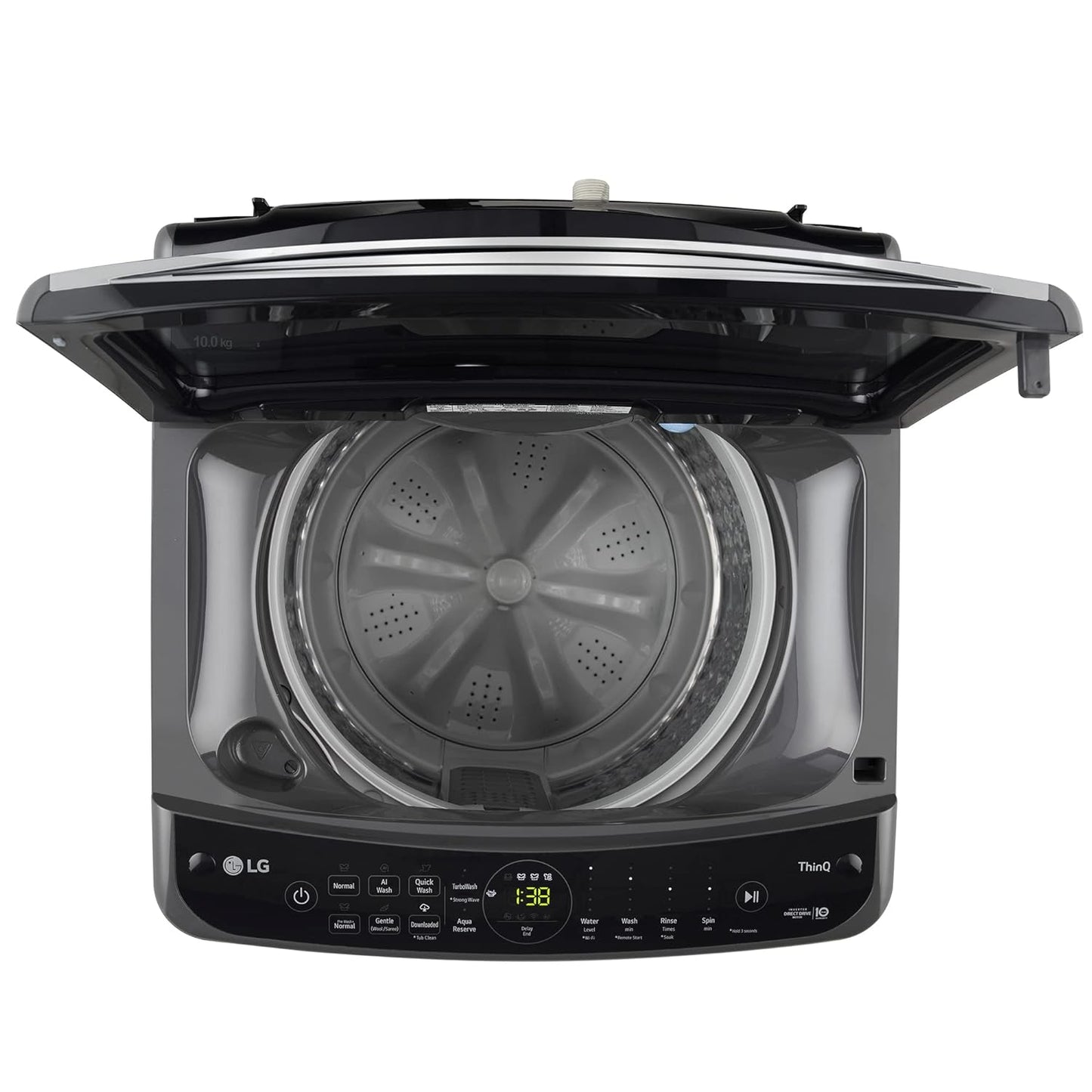 LG THD11NWM 11 Kg 5 Star Inverter Wi-Fi Fully-Automatic Top Load Washing Machine ( Middle Black, AIDD Technology)