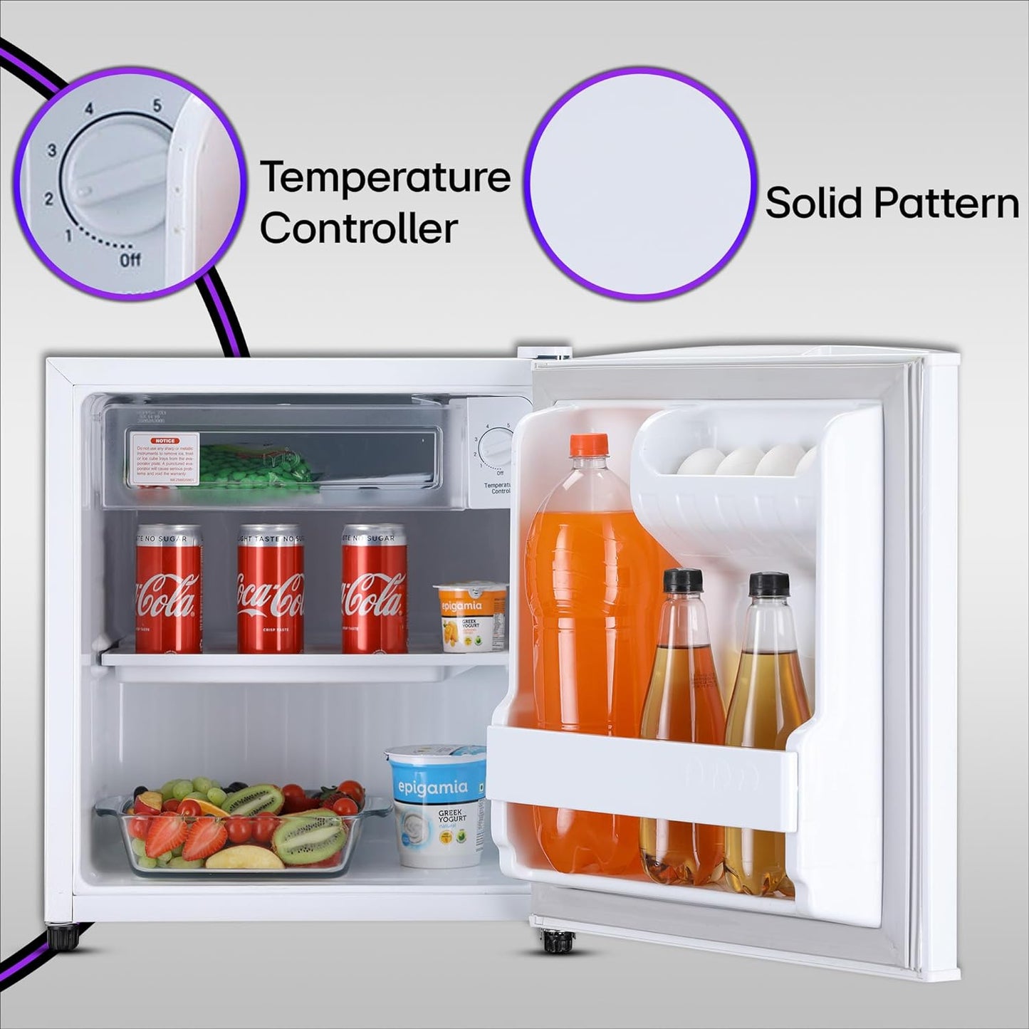 LG GL-M051RSWB 43 L 1 Star Direct Cool Minibar Single Door Refrigerator ( Super White)