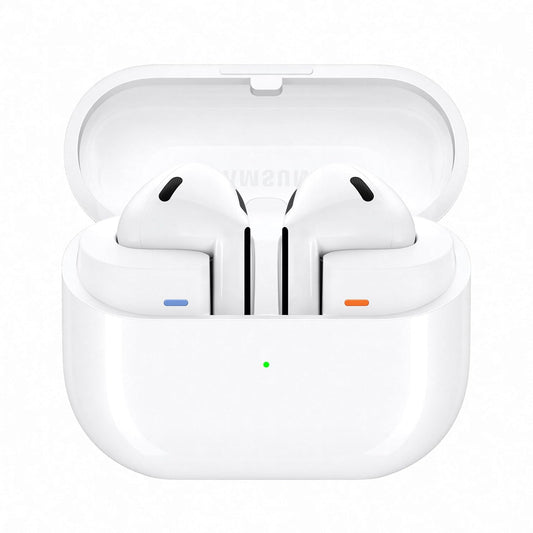 Samsung Galaxy Buds 3 (White) with Galaxy AI powered Real-time Interpreter | 24-bit Hi-Fi Audio | Up to 36H battery | IP57