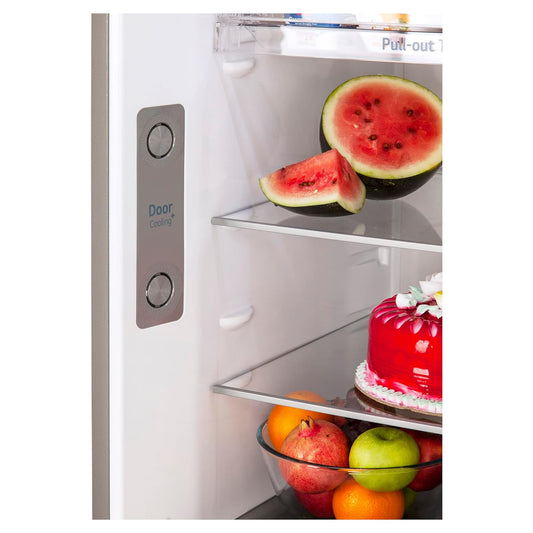 LG GL-T342TPZY 322 L 2 Star Frost-Free Convertible Double Door Refrigerator with Wi-Fi, Door Cooling+ & Smart Inverter Compressor (Shiny Steel )