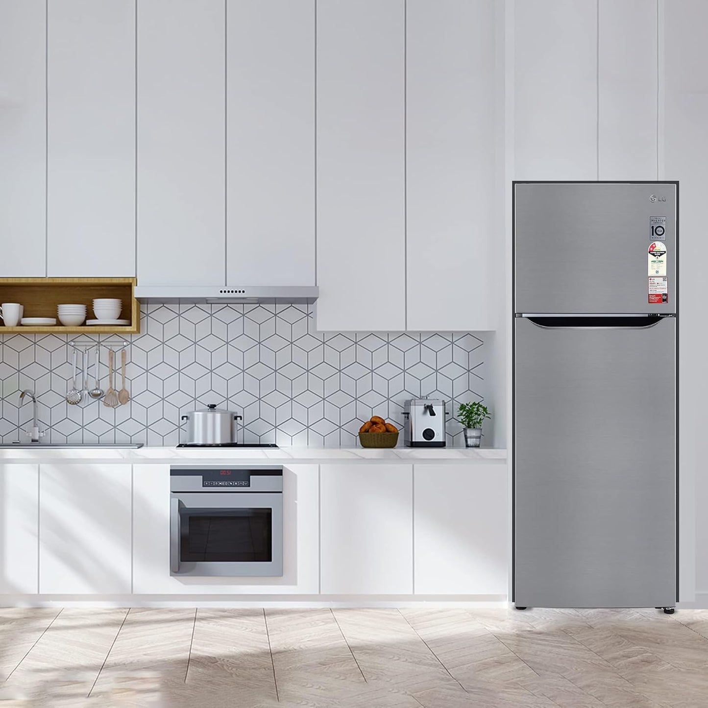 LG GL-S322SPZY 288 L 2 Star Smart Inverter Frost-Free Double Door Refrigerator | Convertible | Multi Air Flow | Suraj Electronics Delhi NCR
