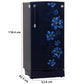 Godrej RD EDGE 205A THF BR BL 180 L 1 Star Direct Cool Advanced Capillary Technology With Jumbo Vegetable Tray Single Door Refrigerator (Berry Blue)