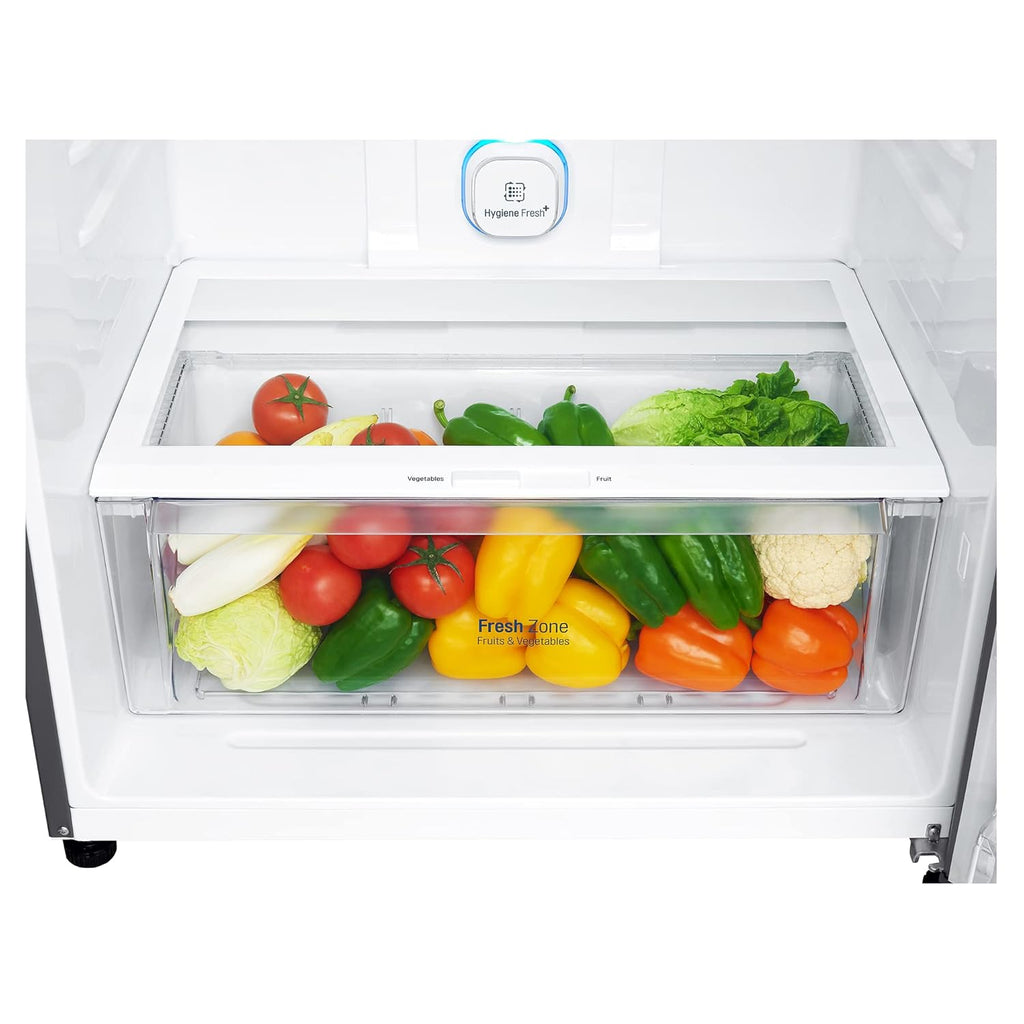 LG GN-H702HLHM 506 L Frost Free Inverter Double Door Refrigerator (Platinum Silver3) with Wi-Fi, Hygiene Fresh+, Door Cooling+ & Smart Diagnosis