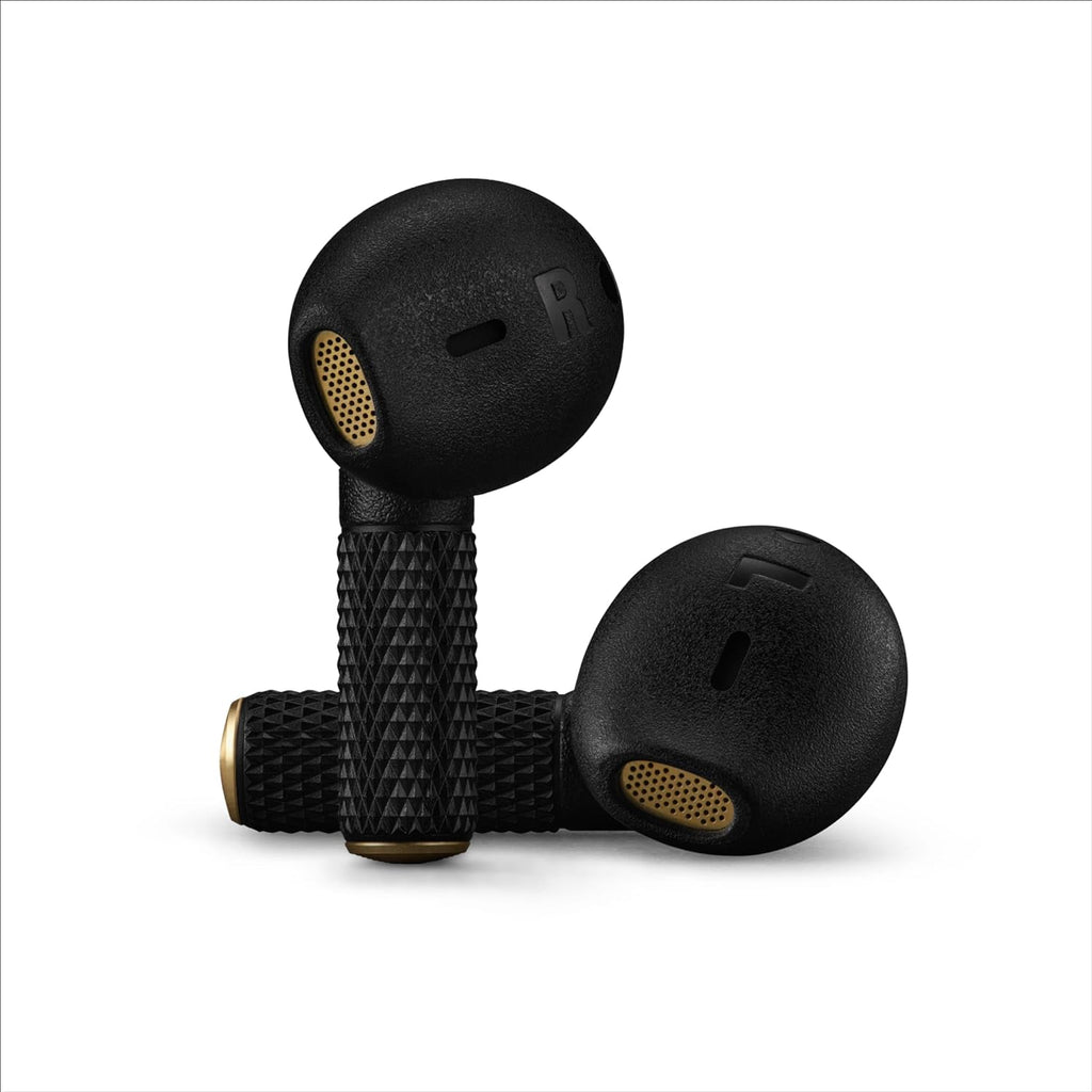 Marshall Minor IV Wireless Bluetooth Earbuds (Black) with 30+ Hours Playtime, Wireless Charging, Water-Resistant, Bluetooth Multipoint & Touch Controls