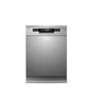 Lloyd 15 Place Settings Dishwasher (LDWF15PSA1TS) – Auto Open Dry, 65°C Hot Wash, Infinity Drawer, Dual Zone, Sparkle Clean Technology | Puro Hygiene+ Silver |