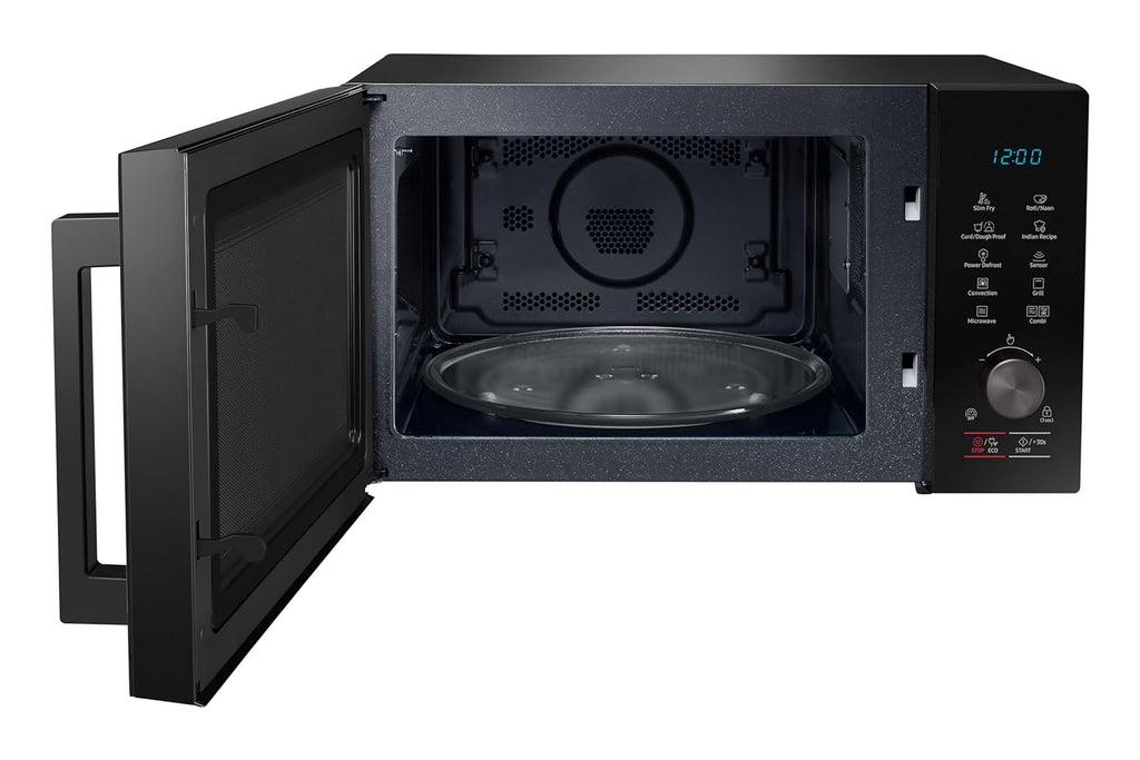 Samsung MC28A5147VK/TL 28L Convection Microwave Oven – SlimFry, Tandoor, Smart Sensor, Fermentation & Power Defrost – Black | 10-Year Cavity Warranty