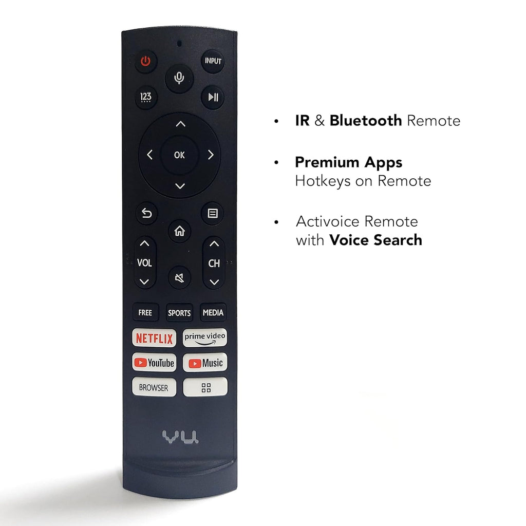 VU 85QV 3-Year Warranty 85 Inch GloLED 4K Ultra HD Smart QLED TV | Masterpiece Series | 120Hz Refresh Rate | Dolby Vision IQ | 136W DJ Sound  | Jetplane Grey