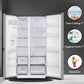 LG GL-L257CPZ3 635 L Side-by-Side Refrigerator (Shiny Steel) | Inverter Compressor, DoorCooling+, AI ThinQ Wi-Fi, Water & Ice Dispenser, Hygiene Fresh+