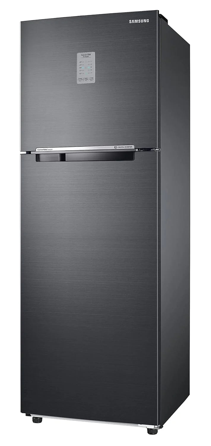 Samsung RT30C3732BX/HL 256L 2 Star Inverter Frost-Free Convertible 3 In 1 Double Door Refrigerator Appliance (Luxe Brown )