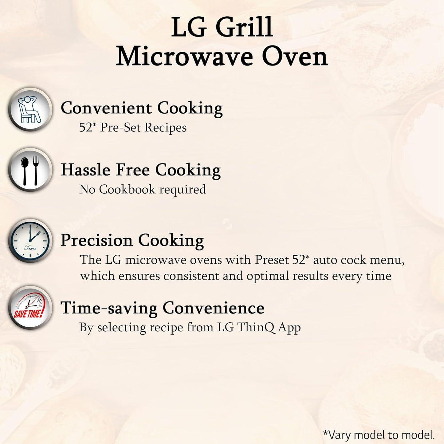 LG MH2044DB 20 L Grill Microwave Oven (Black, Anti-Bacterial Cavity, Health Plus Menu) – Buy Online at Suraj Electronics Delhi NCR