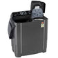 LG P8535SKMZ 8.5 Kg 5 Star Wind Jet Dry Rat Away Technology Semi-Automatic Top Loading Washing Machine ( Roller Jet Pulsator, Collar Scrubber, Middle Black)