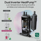 LG DHV09SAM 9 Kg, Wi-Fi, Dual Inverter Heat Pump, Eco-Hybrid Technology Fully Automatic Front Load Dryer ( Double Layer Air Filter, Allergy Care, Auto Cleaning Condenser, Middle Black)