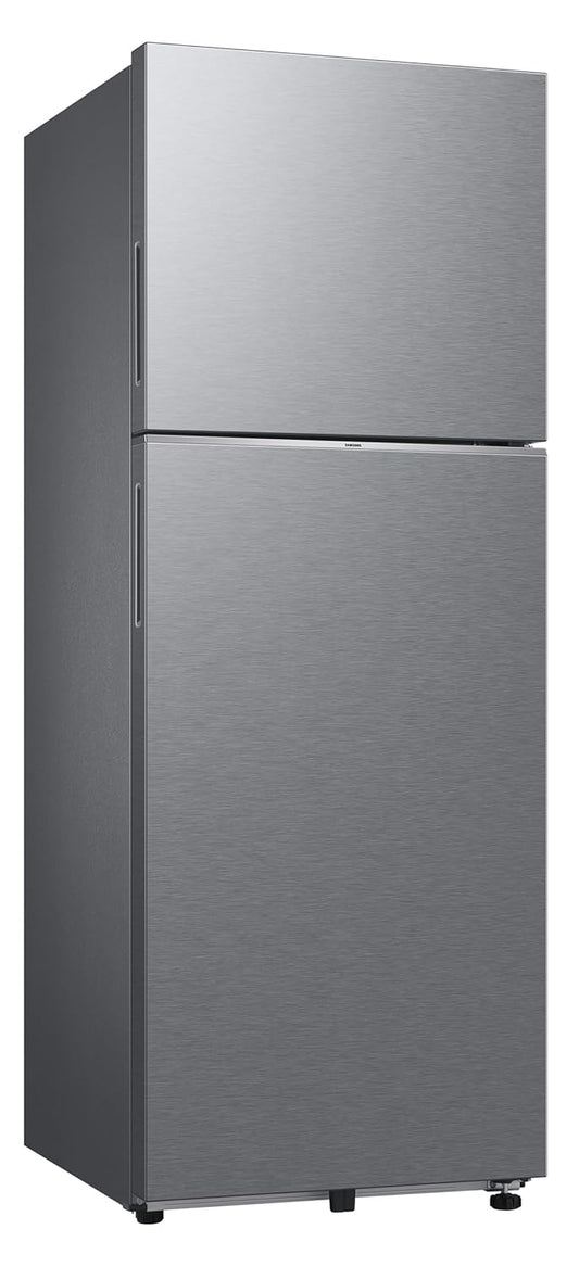 Samsung RT34DG5A4DSLHL 330 L, 3 Star, Convertible 5-in-1, Digital Inverter, Frost Free Double Door, WiFi Enabled Bespoke AI Refrigerator ( Real Steel, Silver)