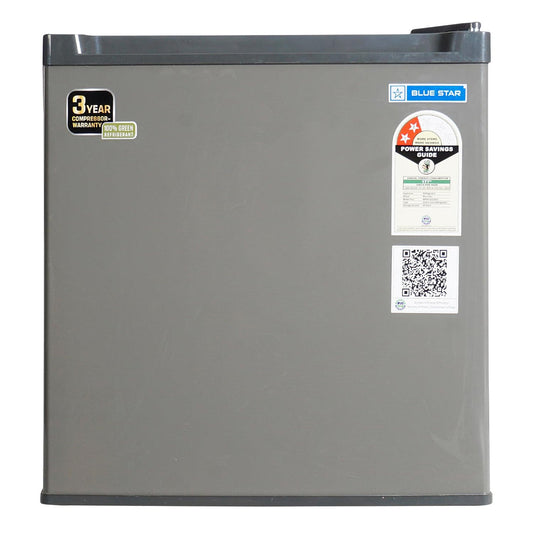 Blue Star MR60-GG 47 L 2 Star Mini Refrigerator with Freezer, Direct Cool, R600a Eco-Friendly Refrigerant – Grey