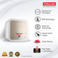 Racold Omnis DG 15L Vertical 5 Star Storage Water Heater (Geyser) Sandstorm Gold | Touch Control | Smart Bath Logic | Silver-Ion Technology | Auto Diagnosis | Free Installation & Pipes | 2kW