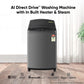 LG THD11NWM 11 Kg 5 Star Inverter Wi-Fi Fully-Automatic Top Load Washing Machine ( Middle Black, AIDD Technology)