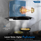 Crompton IntelliMotion CHD-IMC90BFA-MBL 90 cm Chimney IntelliMotion Curved | Thermal Auto Clean | Gesture &amp; Touch Control | Suraj Electronics Delhi NCR