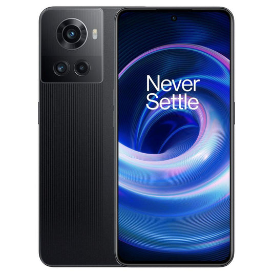 OnePlus 10R 5G 128 GB, 8 GB RAM, Sierra Black, Mobile Phone (80 Watts)