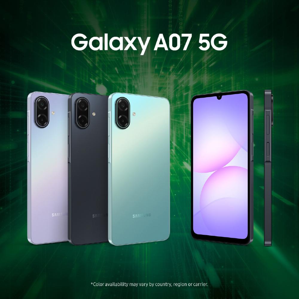 Samsung Galaxy A07 5G 128 GB, 4 GB RAM, Black, Mobile Phone