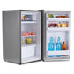 Kelvinator KRC-F100RBPSGS 95L 2 Star Direct Cool Single Door Refrigerator | Inox Grey | Compact Design | Energy Efficient