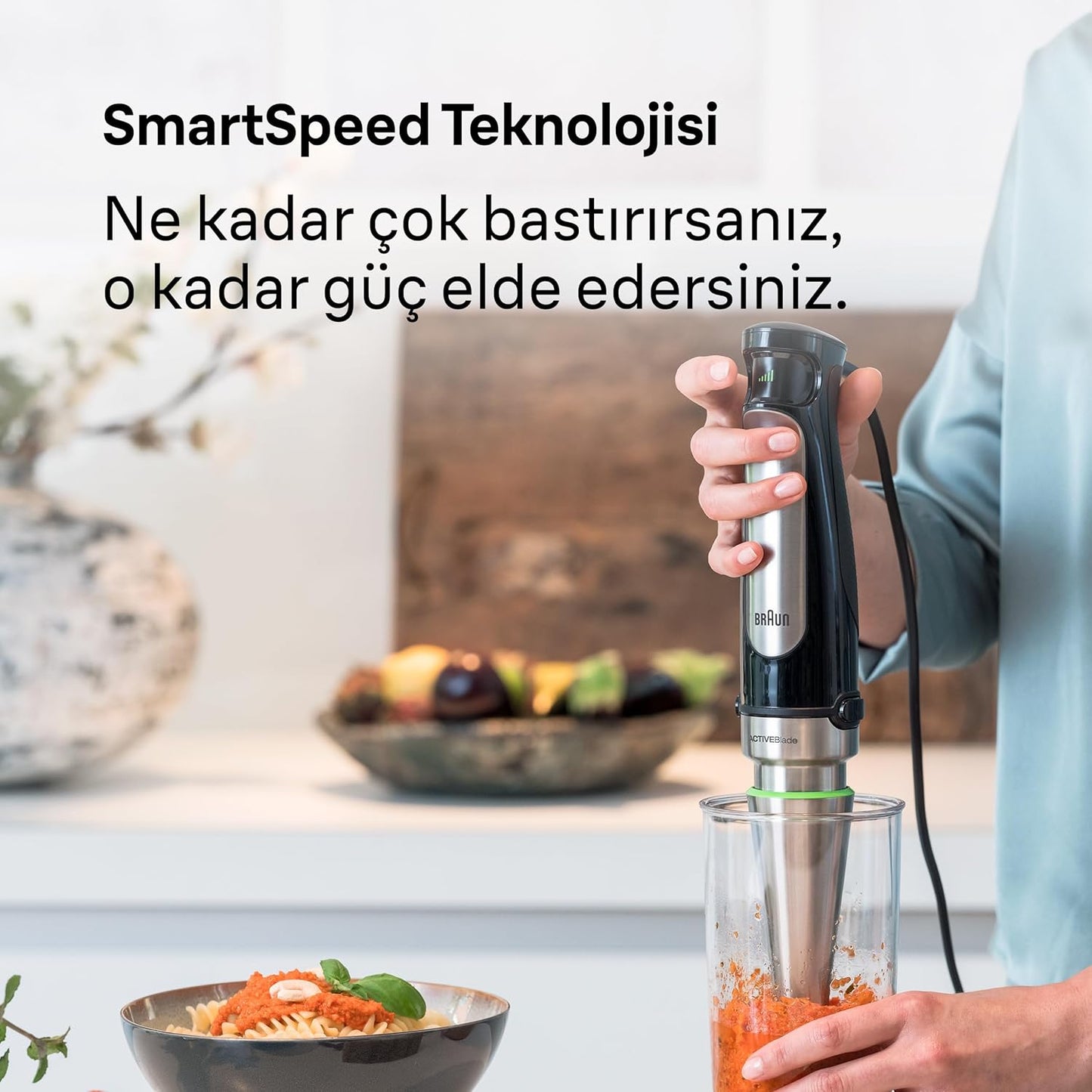 Braun MQ7075X MultiQuick 7 Hand Blender | 1000W ActiveBlade | SmartSpeed | 1.5L Food Processor | Suraj Electronics Delhi NCR