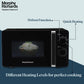 Morphy Richards 20MWS 20 Litres Solo Microwave Oven with Large Turntable Black
