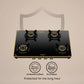 Crompton Oressa CKT-ORR704-MSB 4 Burner 70 cm Slim Glass Cooktop
