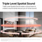 LG SQ70TY 400W 3.1.1Ch Soundbar with Dolby Atmos, DTS:X, AI Sound Pro & Wireless Subwoofer (Black)