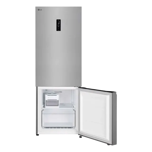 LG GL-B382DPZX 340 L 3 Star Wi-Fi Inverter Frost Free Double Door Refrigerator with Door Cooling+ (Shiny Steel)