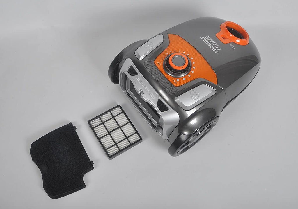 Eureka Forbes Prime 1600W Dry Vacuum Cleaner with 2300 mm Suction, Blower Function, Dust Bag Indicator & 5 Attachments