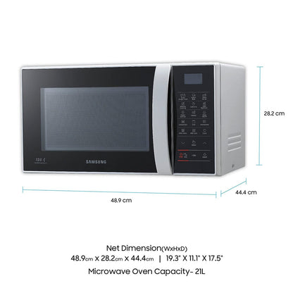 Samsung 21 L Convection Microwave Oven (CE76JD-B/XTL, Black) Display Unit Open Box