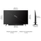 VU 55VIBE-DV – 3 Year Warranty 55 Inch 4K QLED Google TV (2025 Model) with Dolby Vision & Atmos, 88W Soundbar, HDMI 2.1, MEMC, AI Processor & Bezel-Less Design