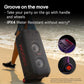LG XL9T XBOOM 2.0 Ch Portable Bluetooth Party Speaker with Dual 8” Woofers, Pixel LED Lights, DJ & Guitar Input, IPX4 Water Resistance – Black