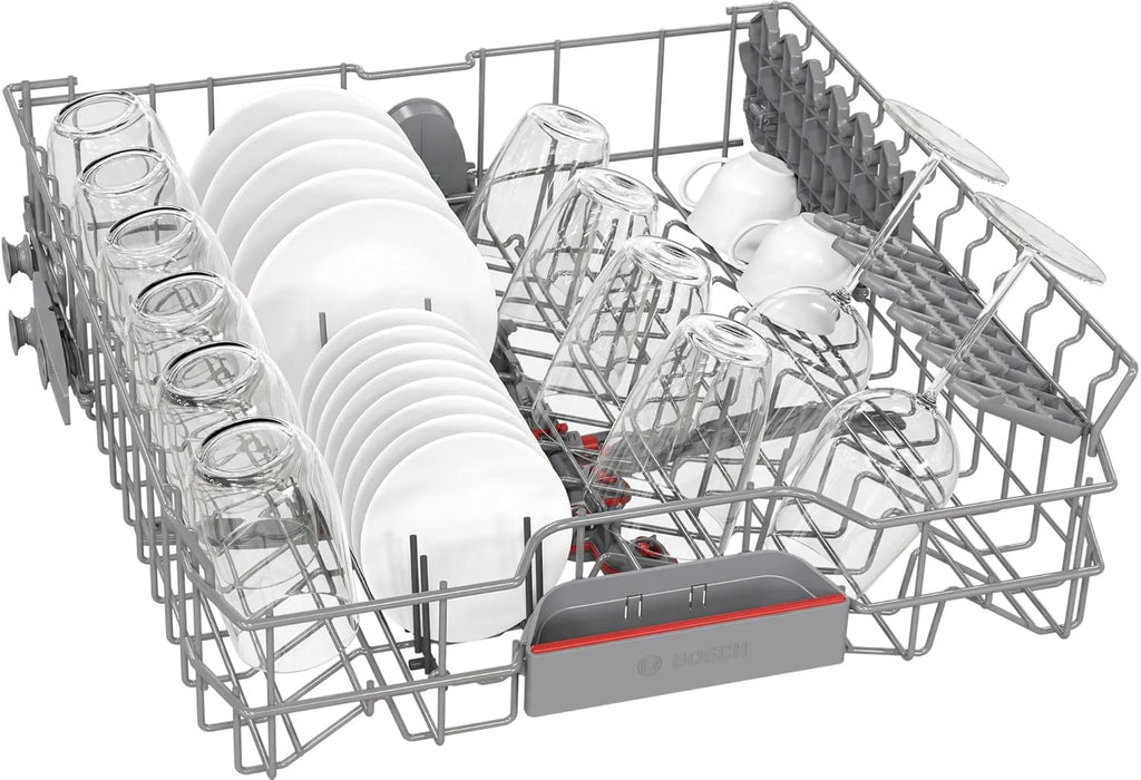 Bosch SMS6HMI00I 15 Place Settings Series 6 Wi-Fi Enabled Dishwasher (60 cm, Silver, EcoSilence Drive, Anti-Fingerprint Finish)